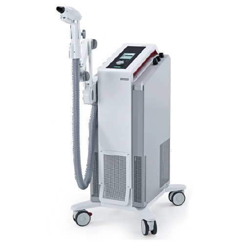 physiotherapy clinic cryo flow ICE-CT Cryotherapy Unit trolley mounted Gymna Uniphy-by-abron-india 